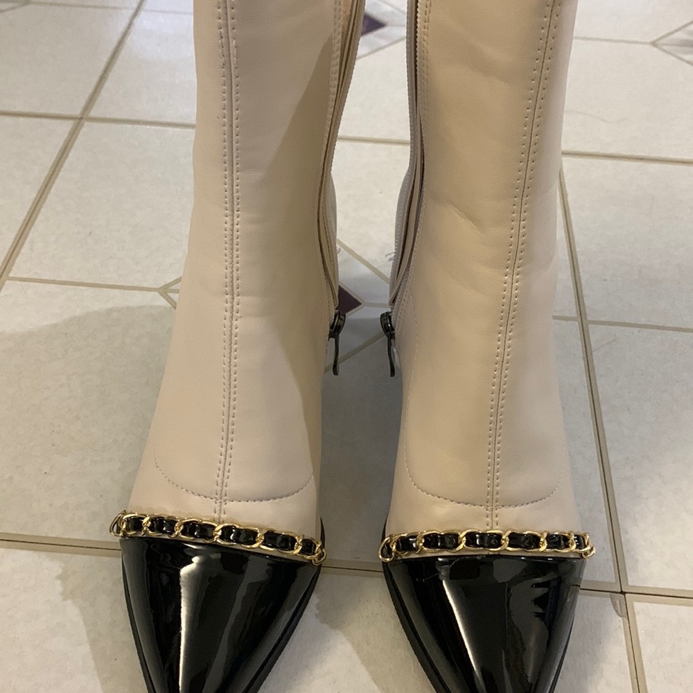 Chanel style boots